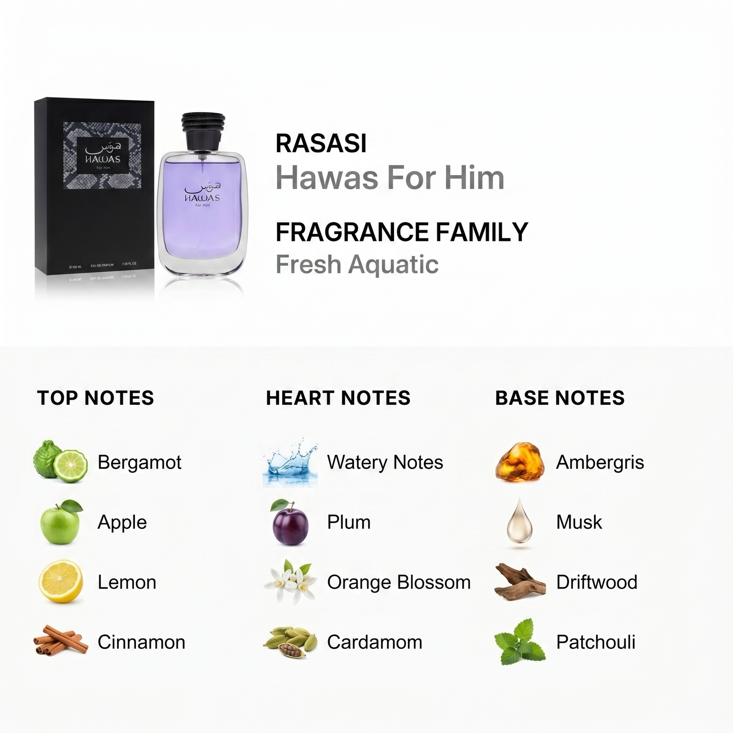 Rasasi Hawas For Him Eau de Parfum